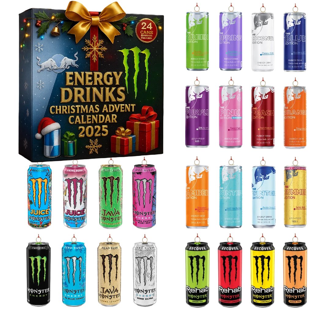 Energy Drink Advent Calendar 2025 – Power Up Daily