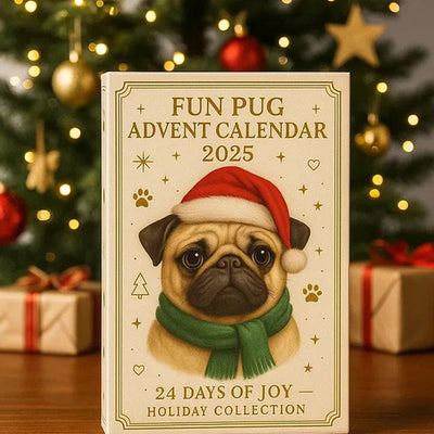 Pug Advent Calendar 2025 – Adorable Dog Lover’s Gift Set
