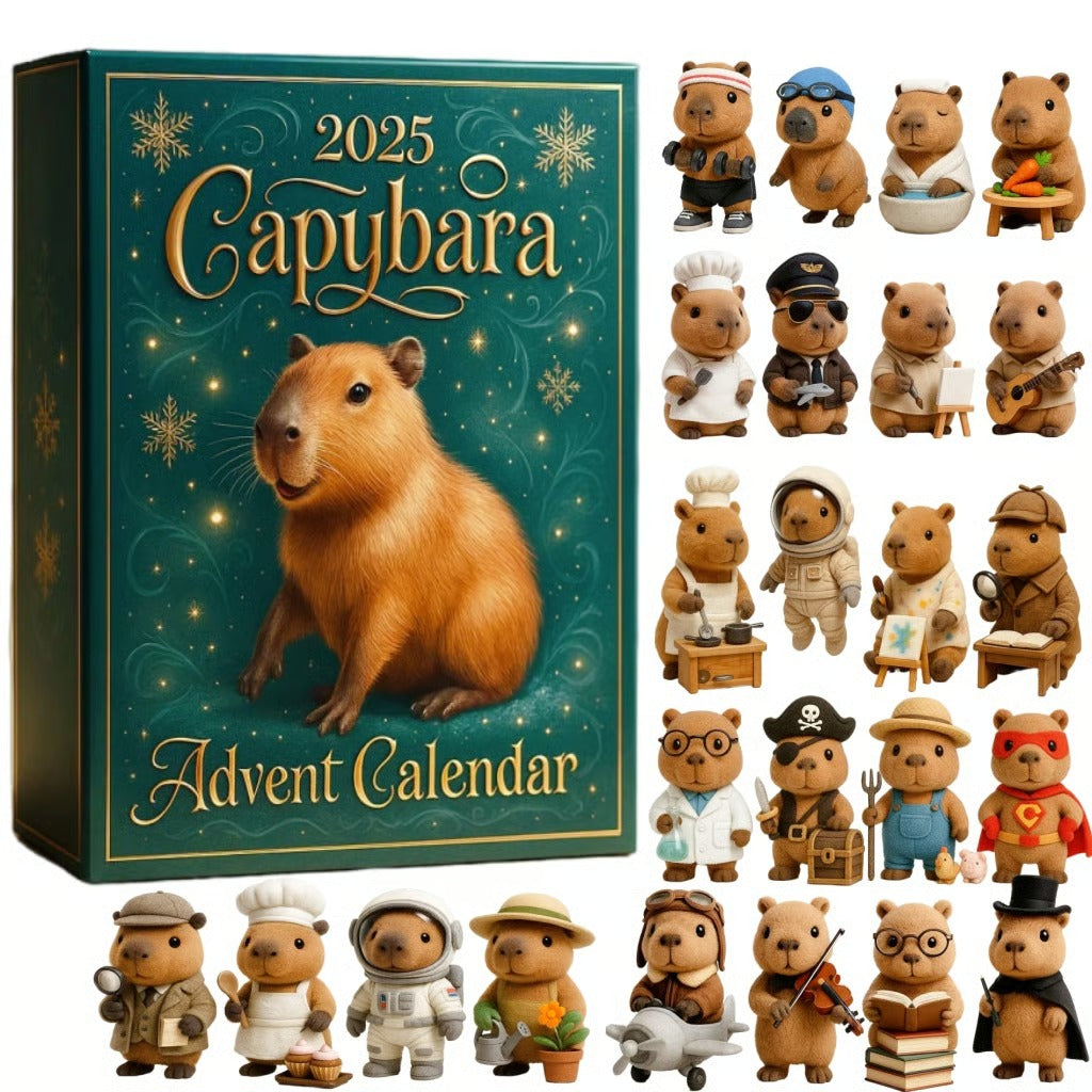 Capybara Advent Calendar 2025 – Cute Limited Holiday Edition