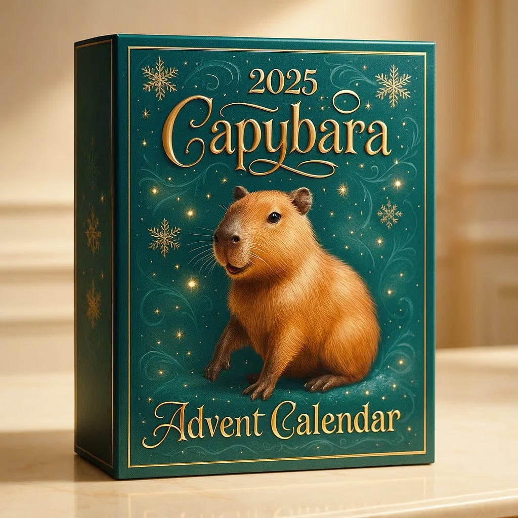 Capybara Advent Calendar 2025 – Cute Limited Holiday Edition