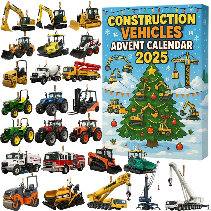 Construction Machinery Advent Calendar 2025 – Builder’s Edition Gift Box