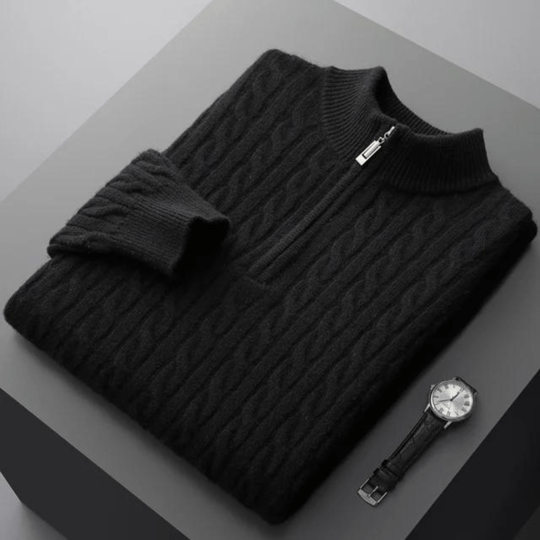 Dario - Luxury Cashmere Quarter-Zip 0