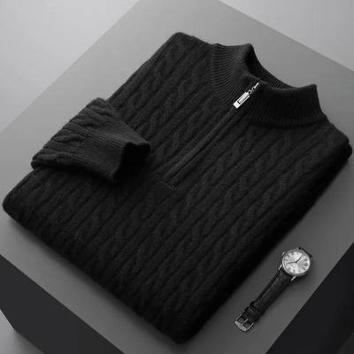 Dario - Luxury Cashmere Quarter-Zip 0