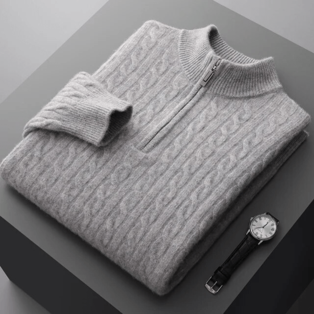 Dario - Luxury Cashmere Quarter-Zip 4