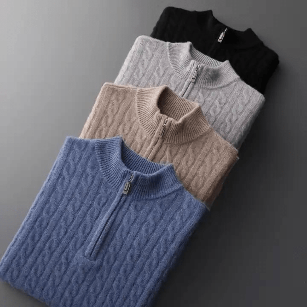 Dario - Luxury Cashmere Quarter-Zip 6