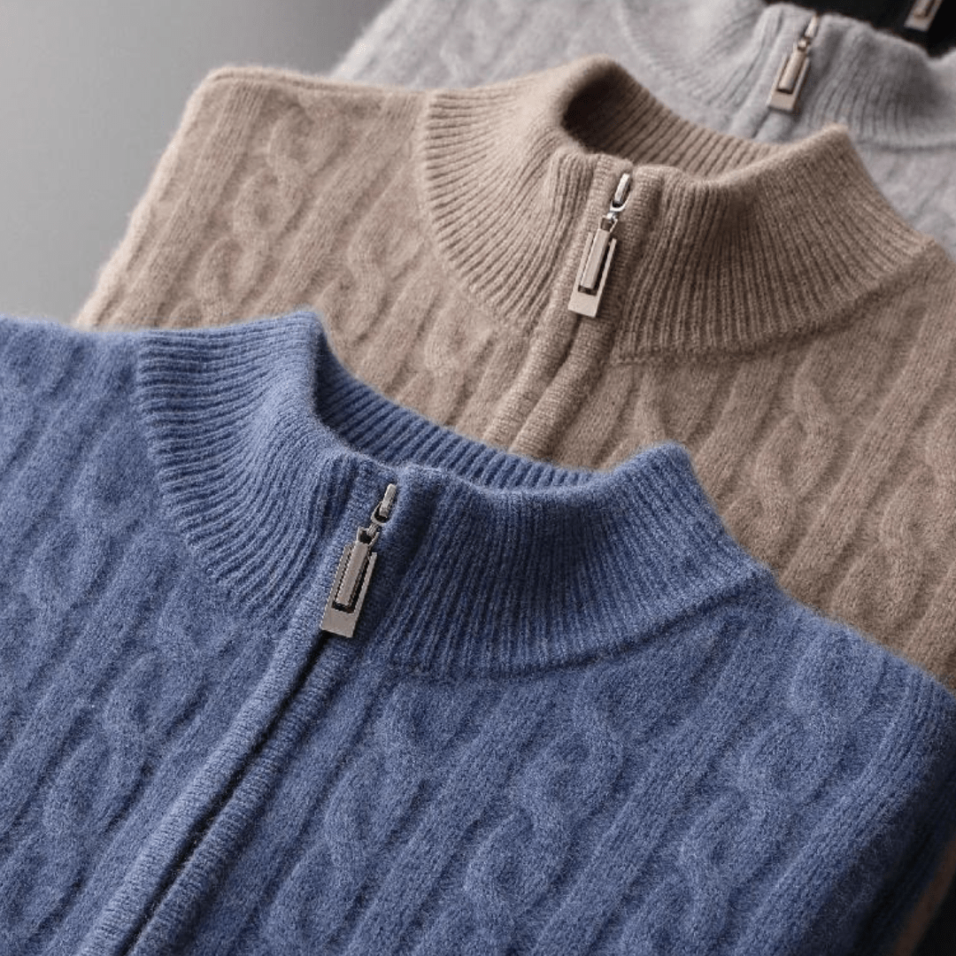 Dario - Luxury Cashmere Quarter-Zip 7