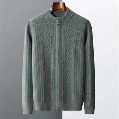 Dario - Ribbed Cashmere Zip-Up 3