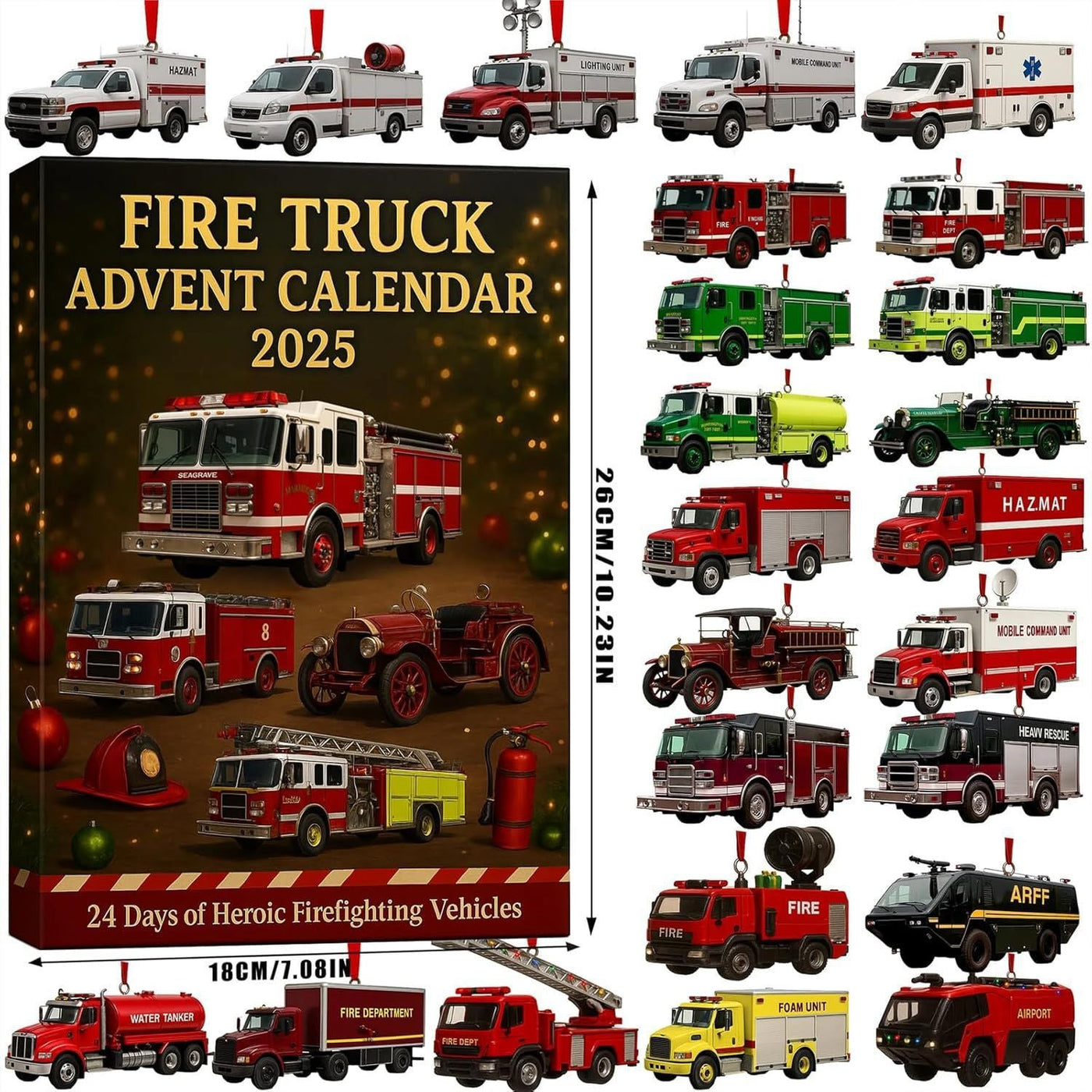 Fire Truck Advent Calendar 2025 – Rescue Heroes Collection