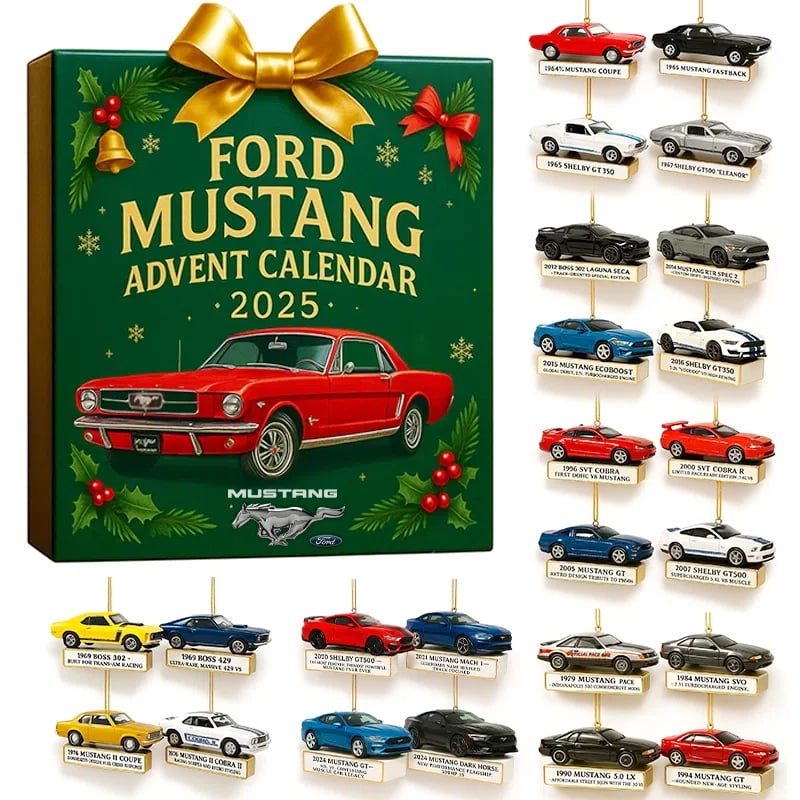 Mustang Advent Calendar 2025 – Classic Car Collector’s Edition